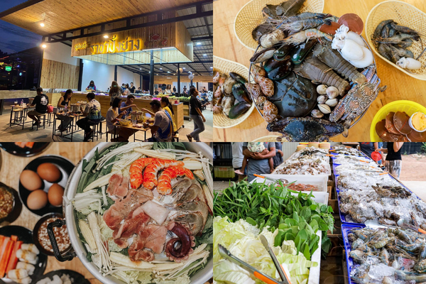 10 ร้านอาหารอร่อย เกาะล้าน ทำเลริมหาด อาหารทะเลสดใหม่ คุณภาพเยี่ยม 2023  5. บุฟเฟ่ต์ราชาปิ้งย่าง-Racha Buffet