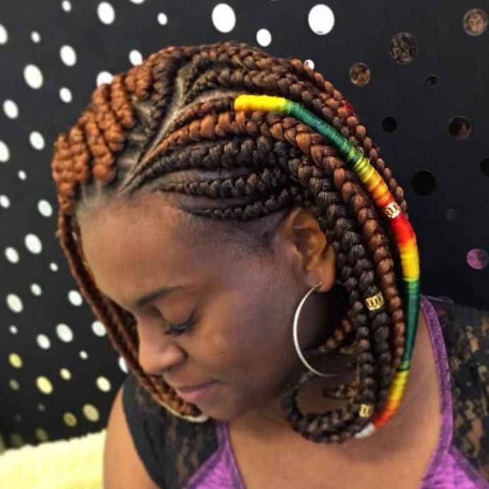 11 Trendy All-back Ghana Weaving Hairstyles (2022)