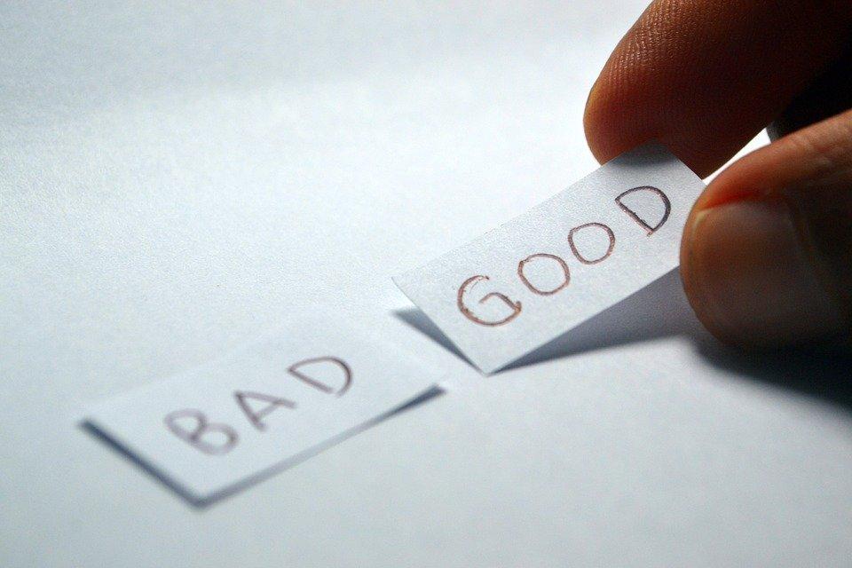 Good, Bad, Opposite, Choice, Choose, Decision, Positive