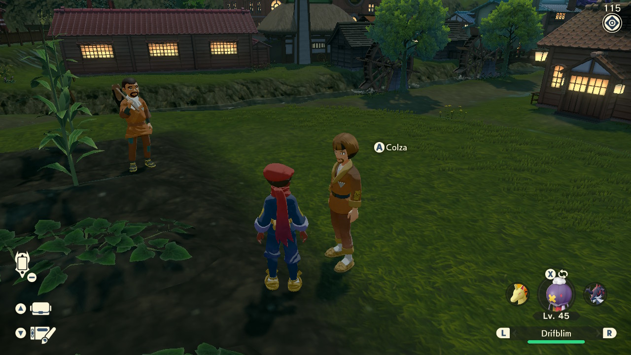 farming with Colza in pokemon arceus