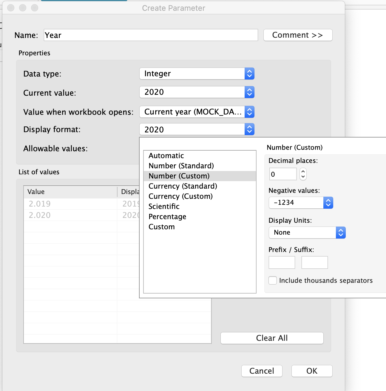 Calculated field to make your dashboard open on current week