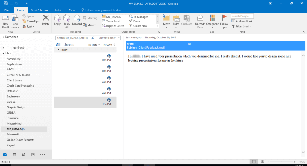 drag and drop eml files to outlook