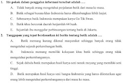 Soal Uas Bahasa Inggris Kelas 5 Semester 1 Kurikulum 2013 Revisi 2017