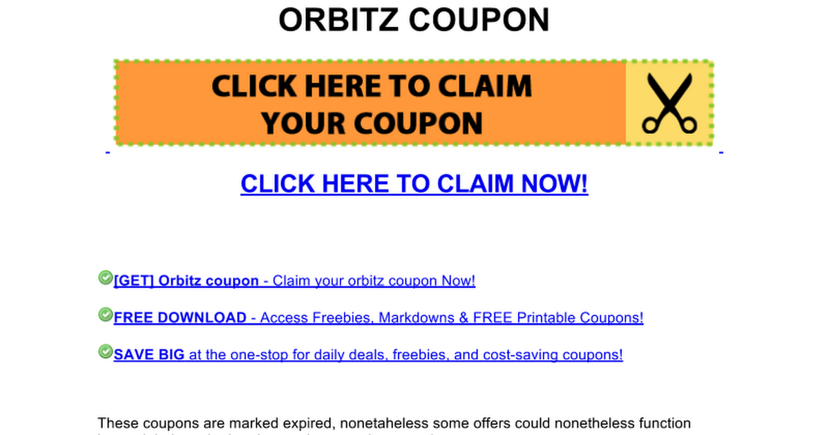 orbitz coupon Google Docs
