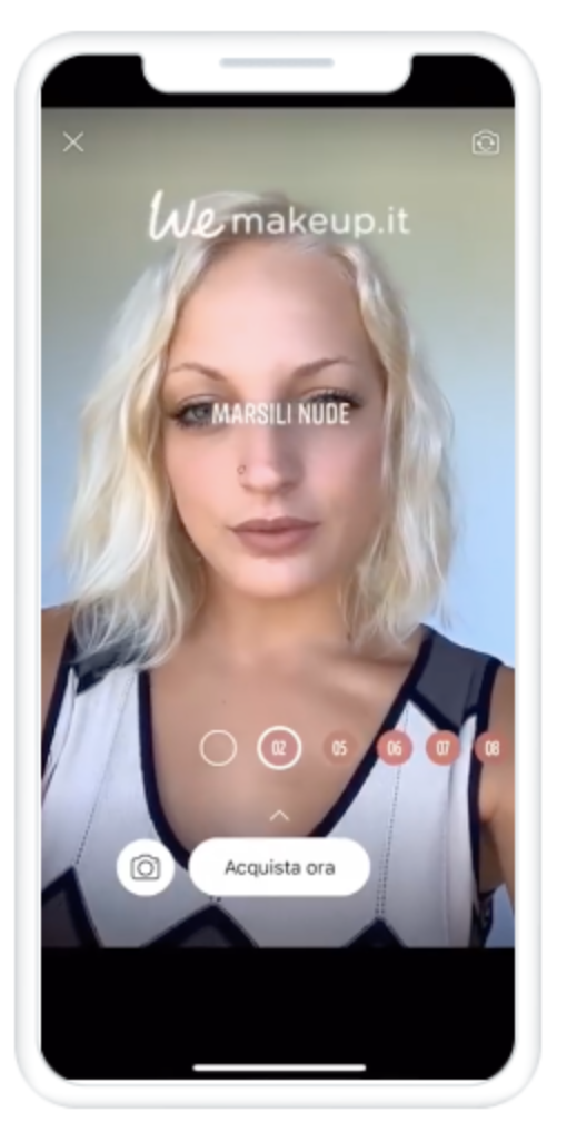 Facebook Augmented Reality Ad Example
