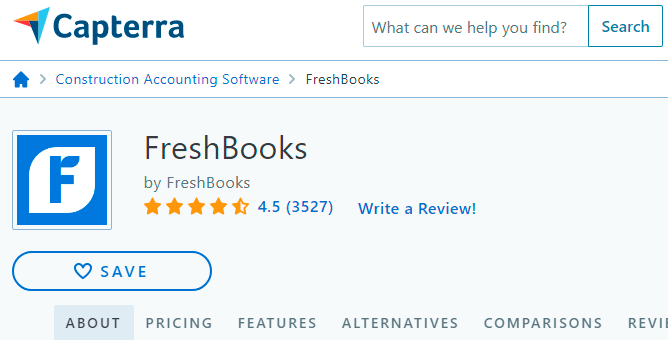 freshbook rating