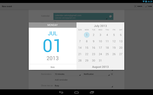Google Calendar apk
