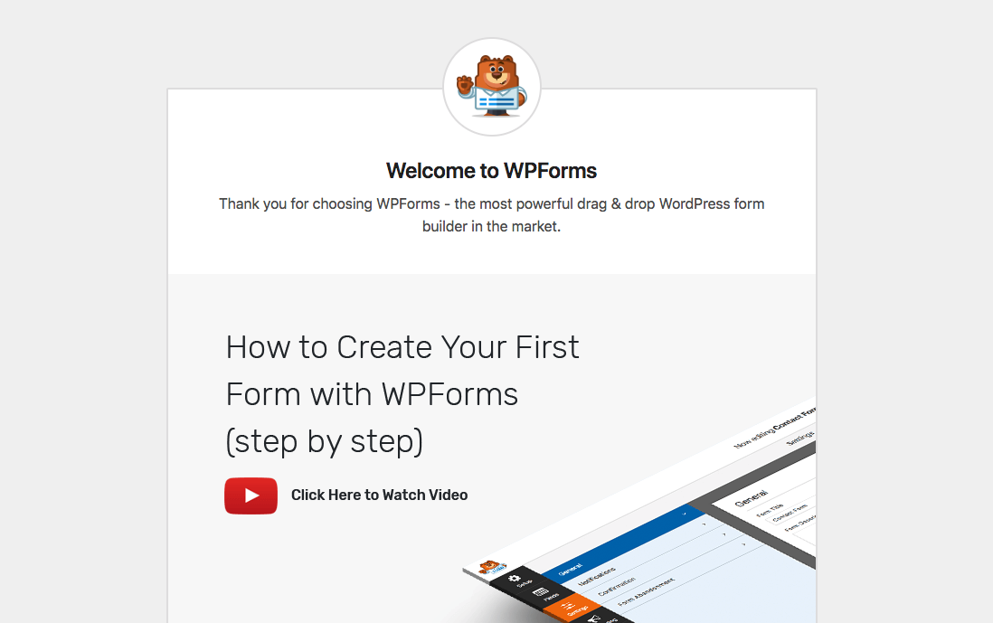Instalação do WPForms