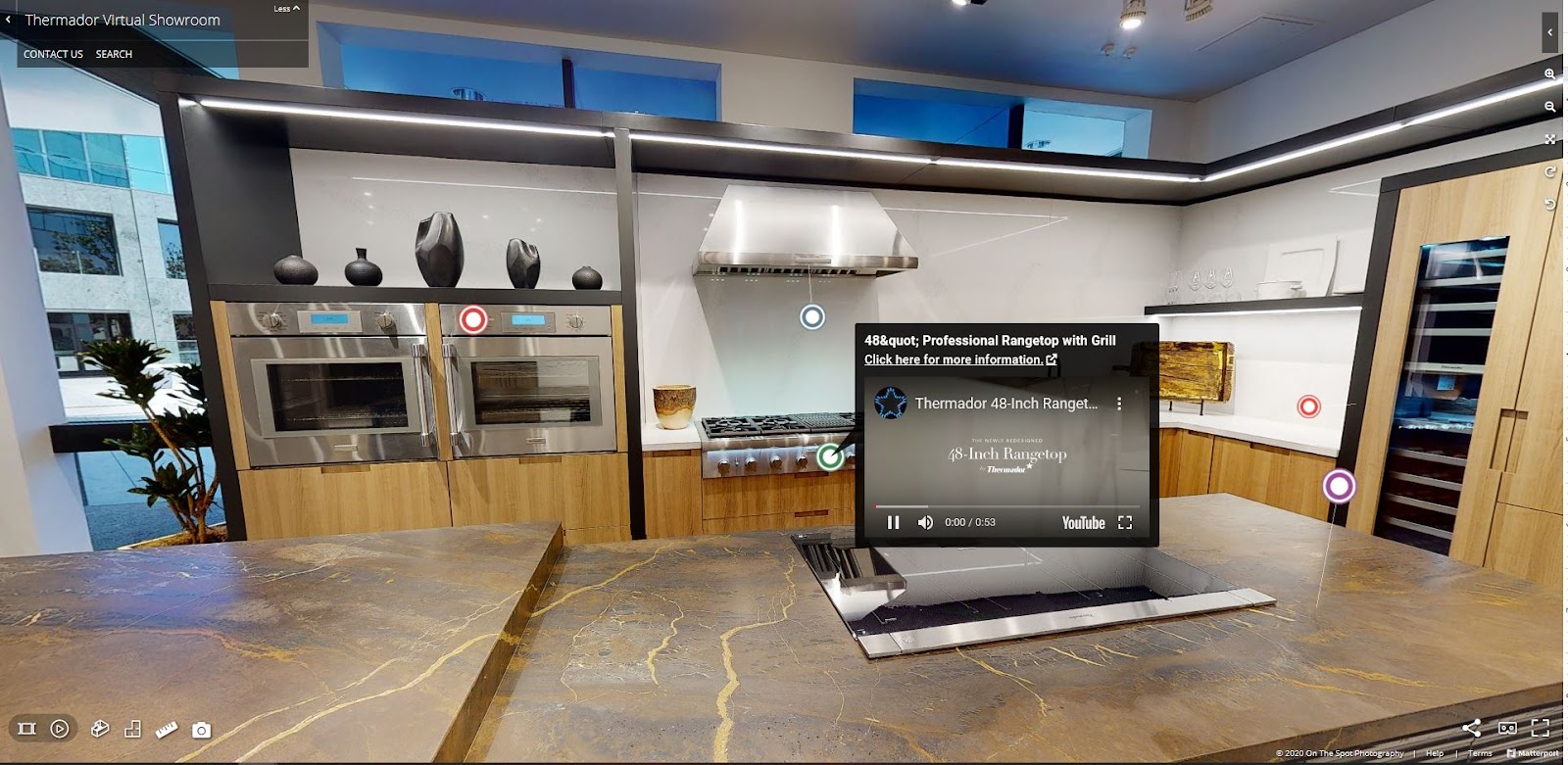 Thermador Virtual Experience Screen Grab