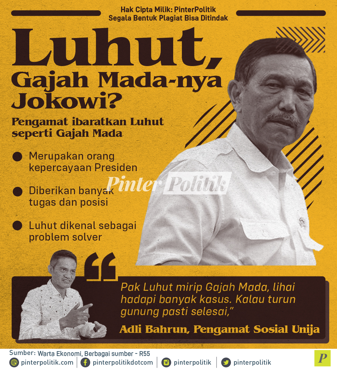 Luhut Gajah Mada nya Jokowi