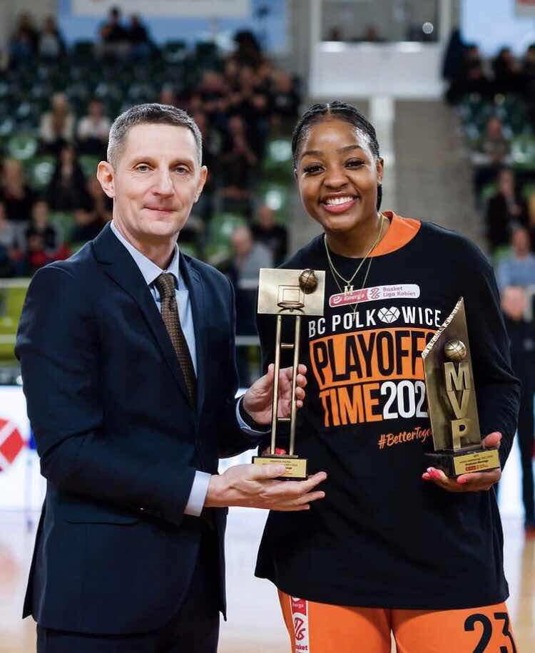 Stephanie Mavunga Named The Regular Season MVP in Polish Basketball League
