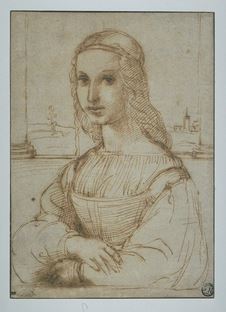 Portrait of a woman by Raphael