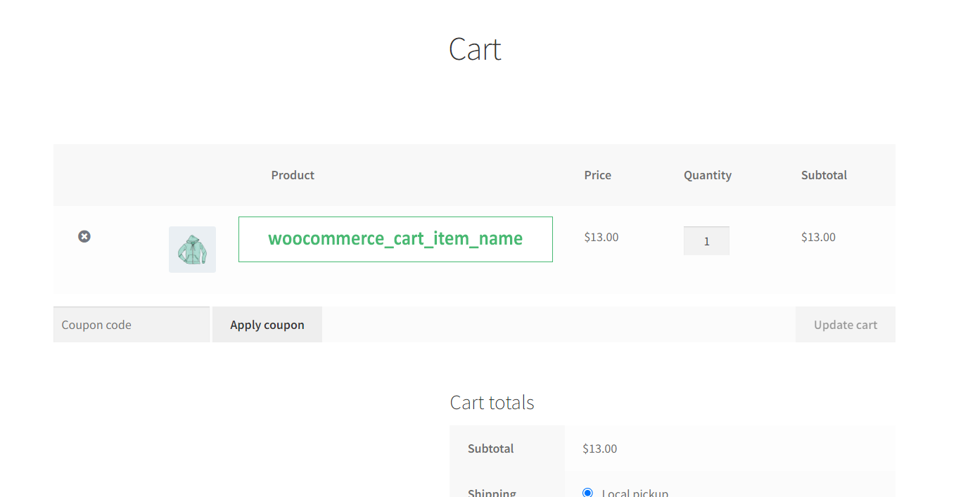 WooCommerce Cart Page Hooks And Customization Guide - AOVUP (formerly  Woosuite)