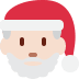 Father Christmas (light skin tone) 🎅🏻