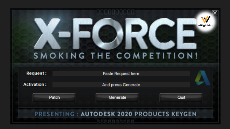 Giới thiệu về XForce Keygen dành cho AutoCAD