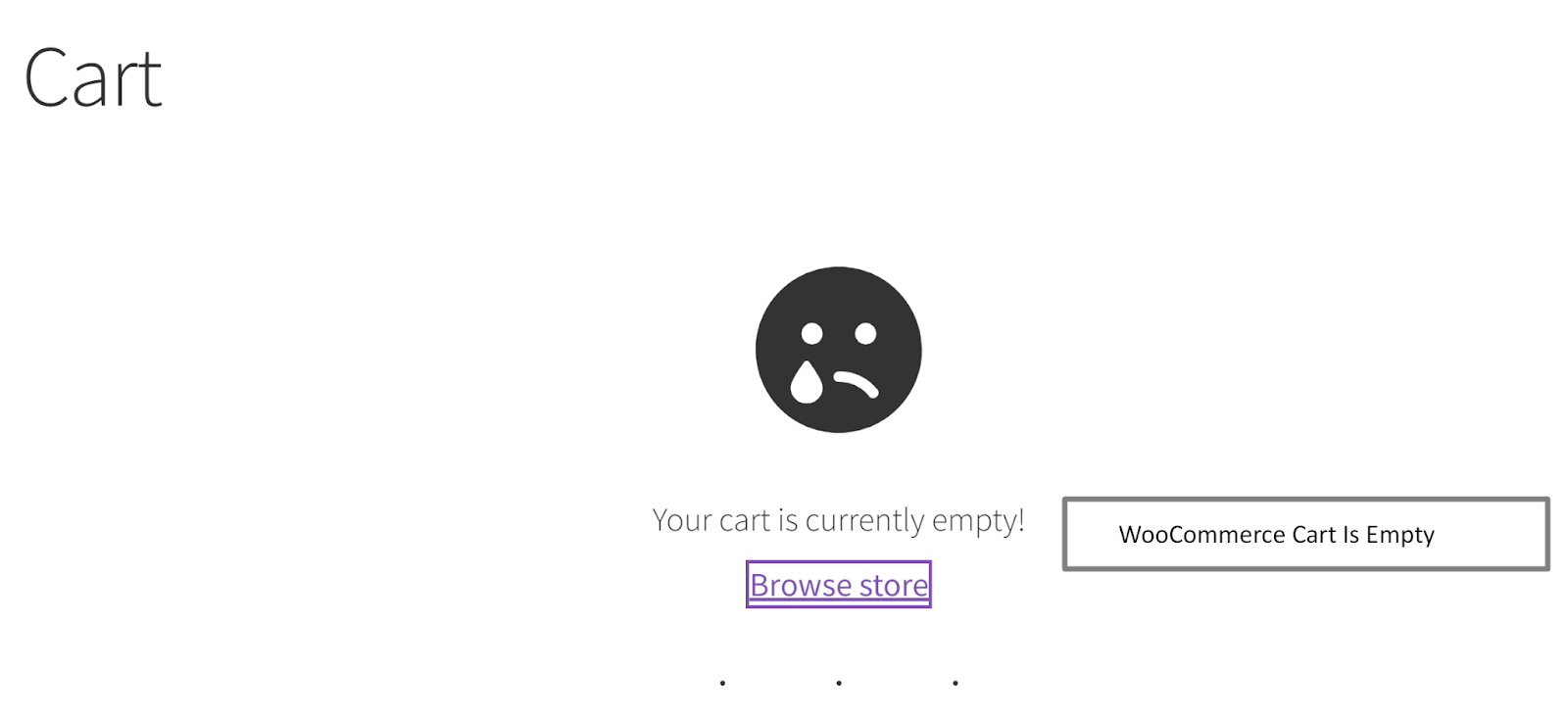 woocommerce_cart_is_empty