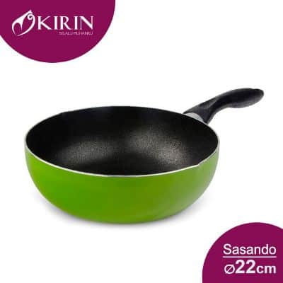 Best Non-stick Teflon Pan Kirin Frypan Deep Sasando 22 cm