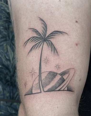 Wannados Palm Tree Tattoo