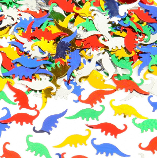 Dinosaur confetti