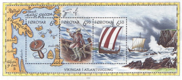 File:Faroe stamp sheet 406-408 viking voyages.jpg - Wikimedia Commons