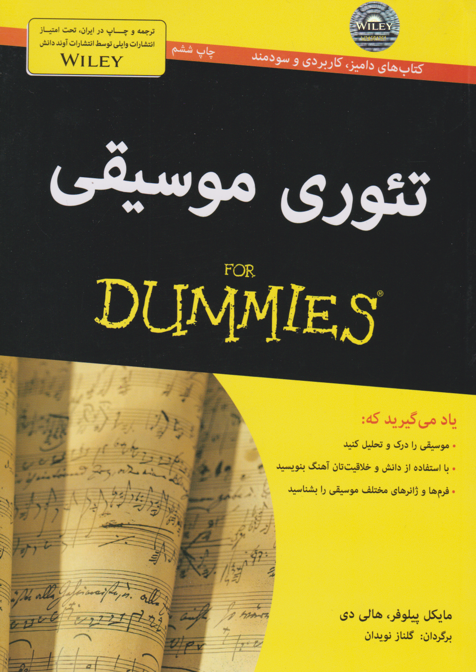 کتاب تئوری موسیقی DUMMIES مایکل پیلوفر هالی دی