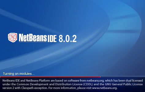 Machine generated alternative text:
NetBeallSlDE 8.0.2 
DeWo me 
Turning on modules 
IDE and NetBeans Platfo 
NetBeans 
under the 
2 with Classpath 
p nt and Distribu on 
ased which licenæd 
(CDDu and the GNU Public License 
ti License 
"w.netbeans.org. 