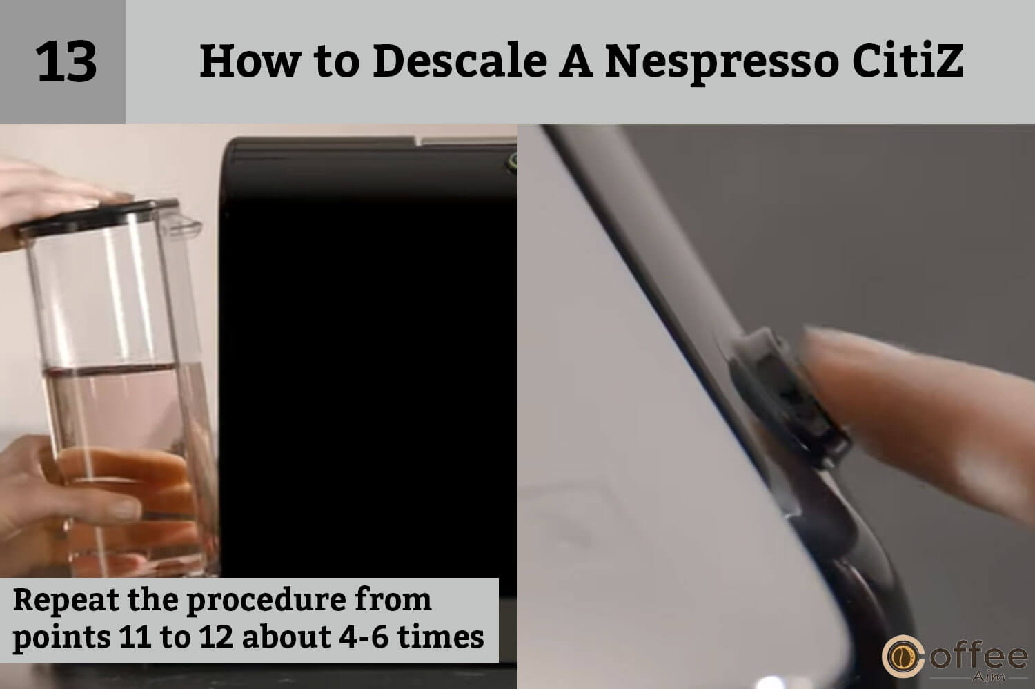 How To Descale The Nespresso Citiz Coffee machine?