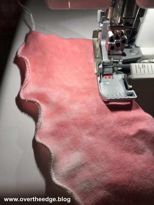 How to Sew a Lettuce Hem on a Serger Tutorial