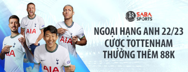 Fun88 thưởng thêm 88k khi cược Tottenham Hotspur giải Ngoại Hạng Anh