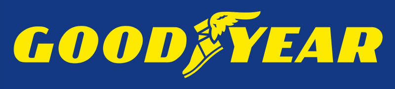 Firmaets logo på Goodyear