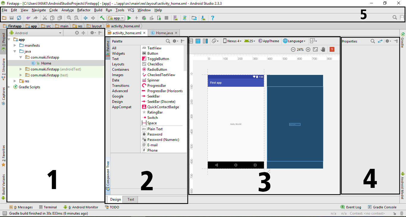 إحترف Android Studio من الصفر و حتى الإحتراف  الجزء الثانى