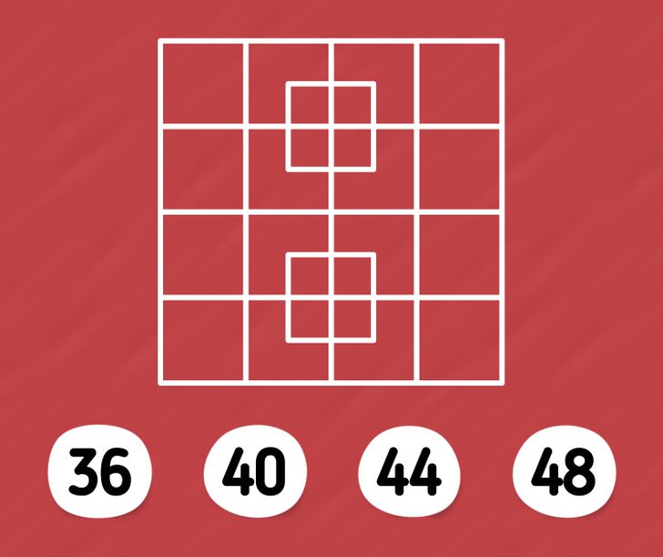 How many squares are here? test