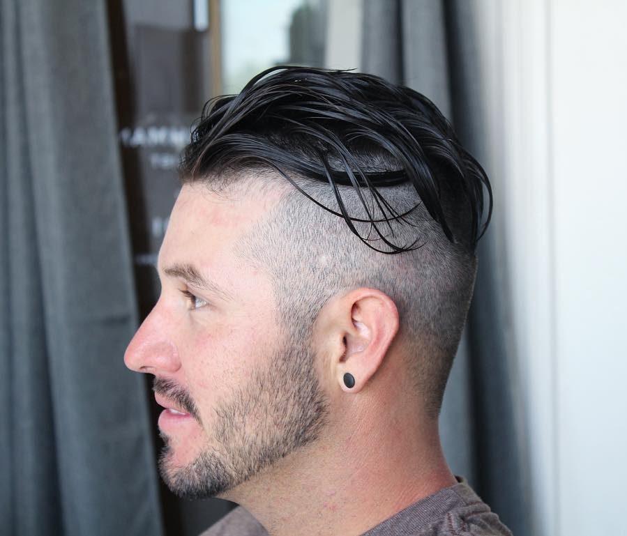 Kiểu tóc Undercut cho nam tóc dài