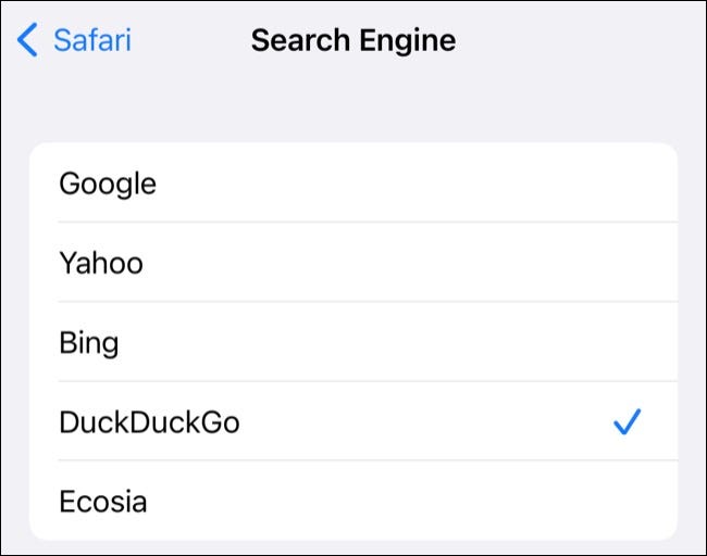 Rubah Mode Browsing di iPhone Menggunakan Mesin Pencari DuckDuckGo