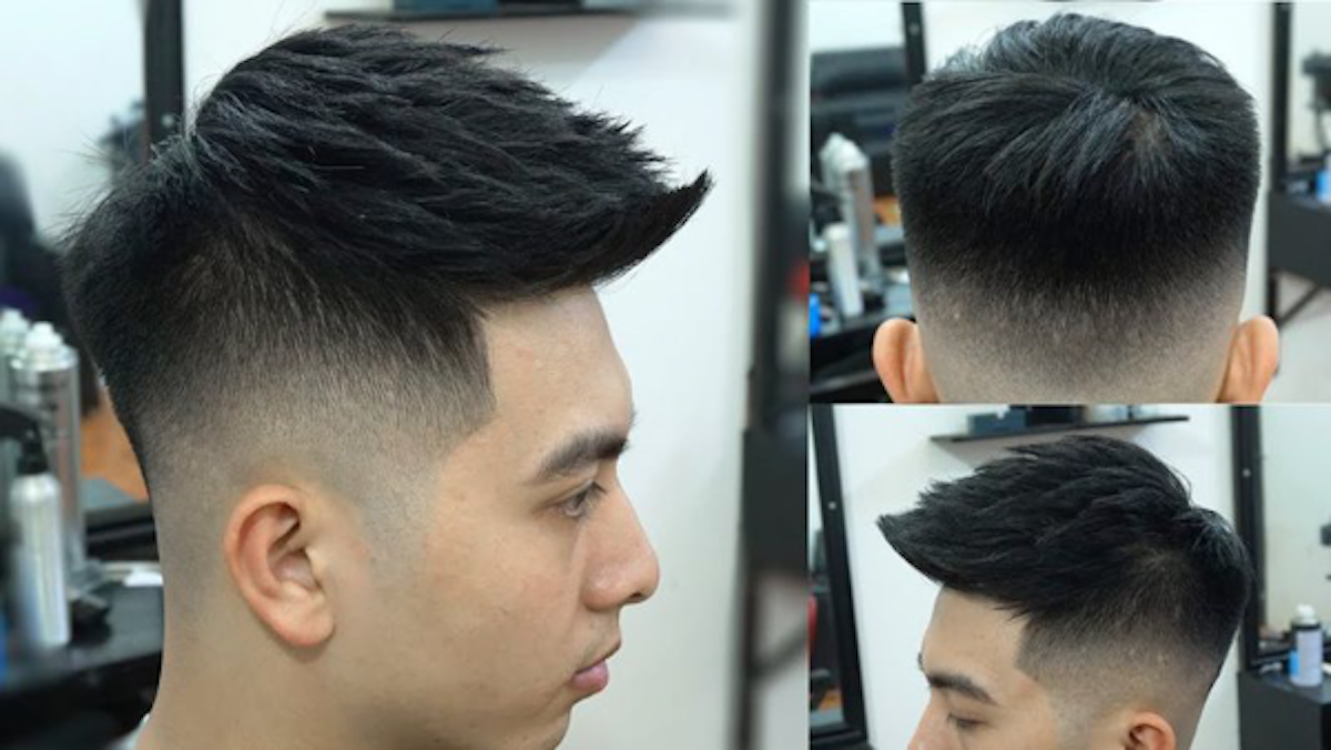 Kiểu tóc Short Quiff Fade