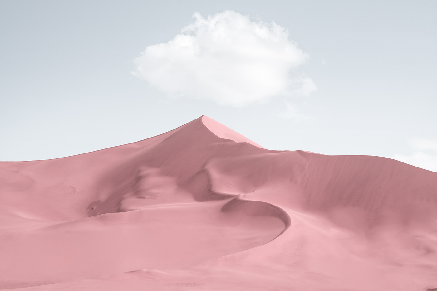 desert Jonas daley Magic Reality pink desert sand hill wallpaper 壁纸  粉色沙漠 魔幻现实 鸣沙山