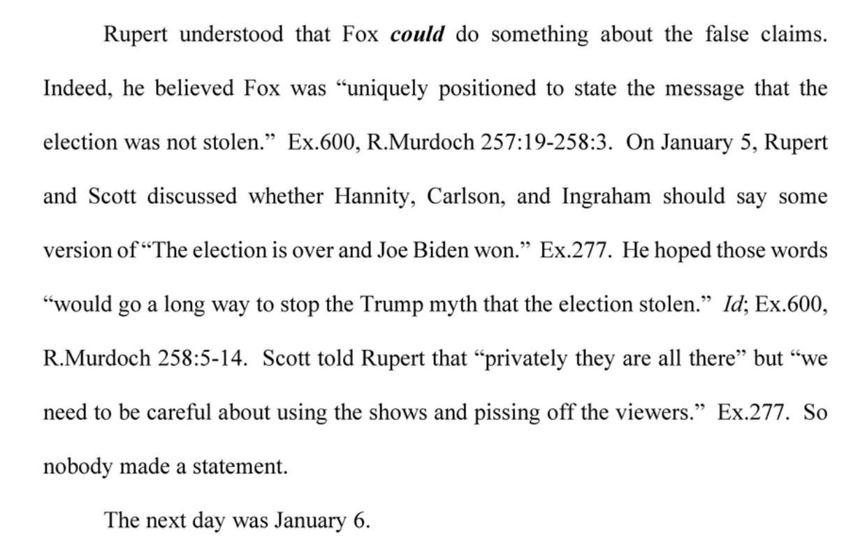 Leaked Texts Reveal: Fox News Knew They Were Spreading Lies and Conspiracies About 2020 Election