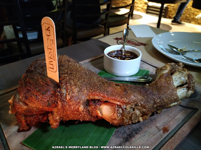 Meet-greet with Melts in your mouth Crispy Pata at Livestock Restaurant Bar in QC