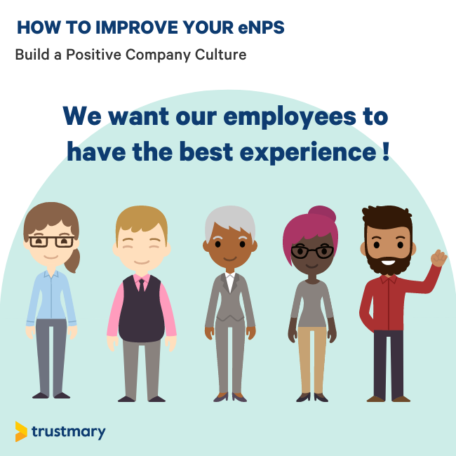 focus efforts on employee experience with employee net promoter score