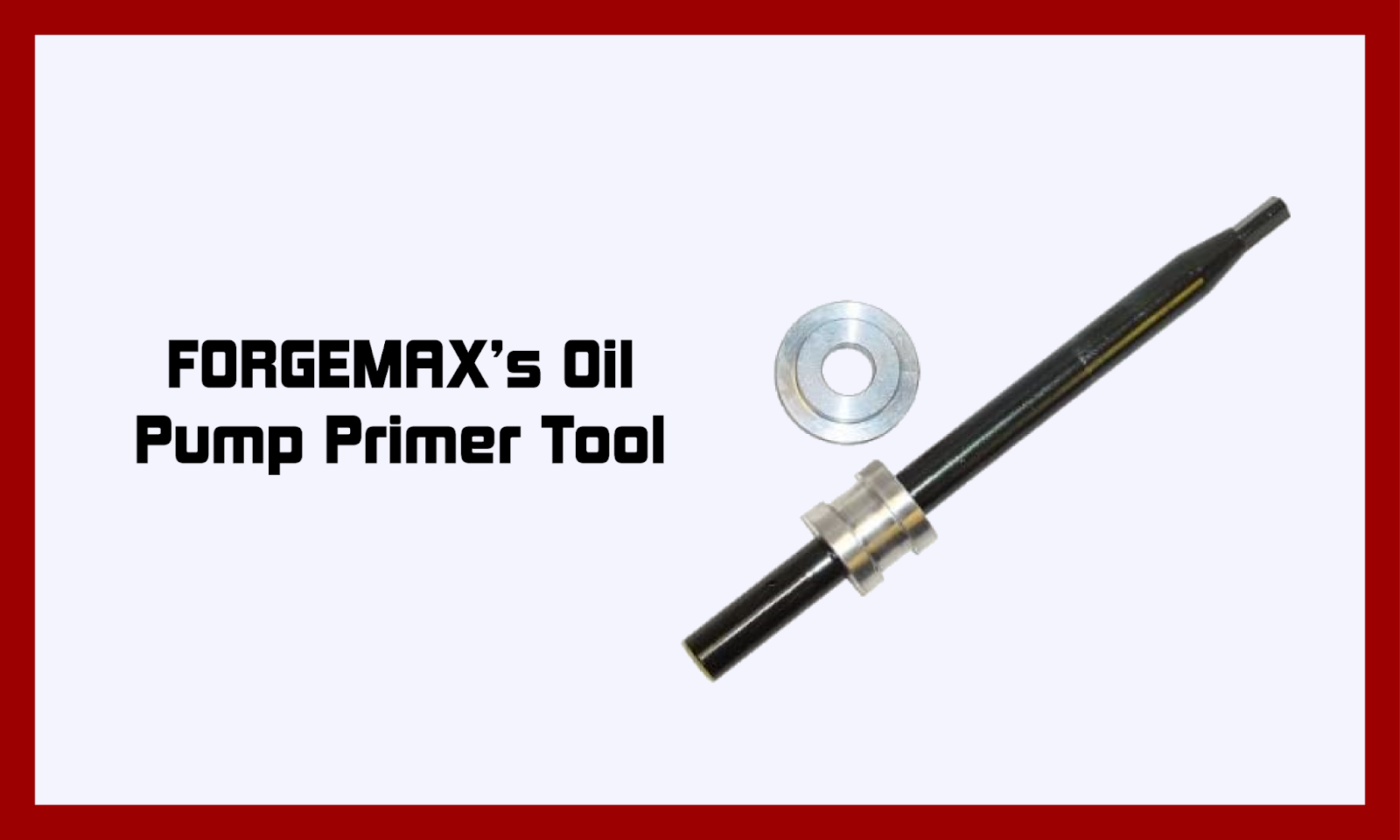 Oil pump priming tool for GM, Chevy, V6 and V8. 