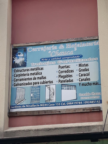 Opiniones de Cerrajería y Hojalatería en Quito - Cerrajería