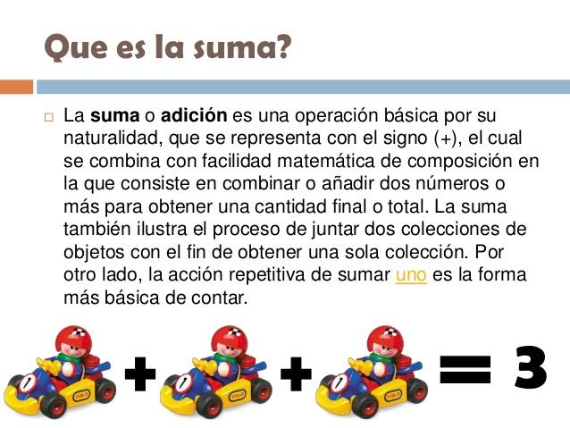 Resultado de imagen de la adicion y sus terminos para segundo grado