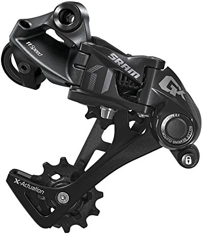 A long cage derailleur is suitable for a mountain bike that has 27 - 30 gear combinations.