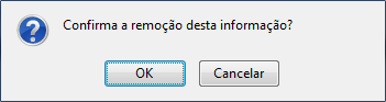 Figura 10: Janela de Confirmação