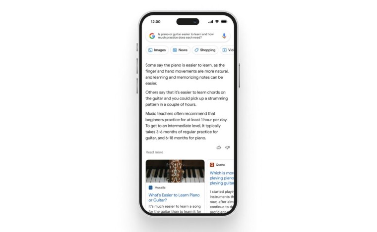 Updated Google Search with more info and web links to questions