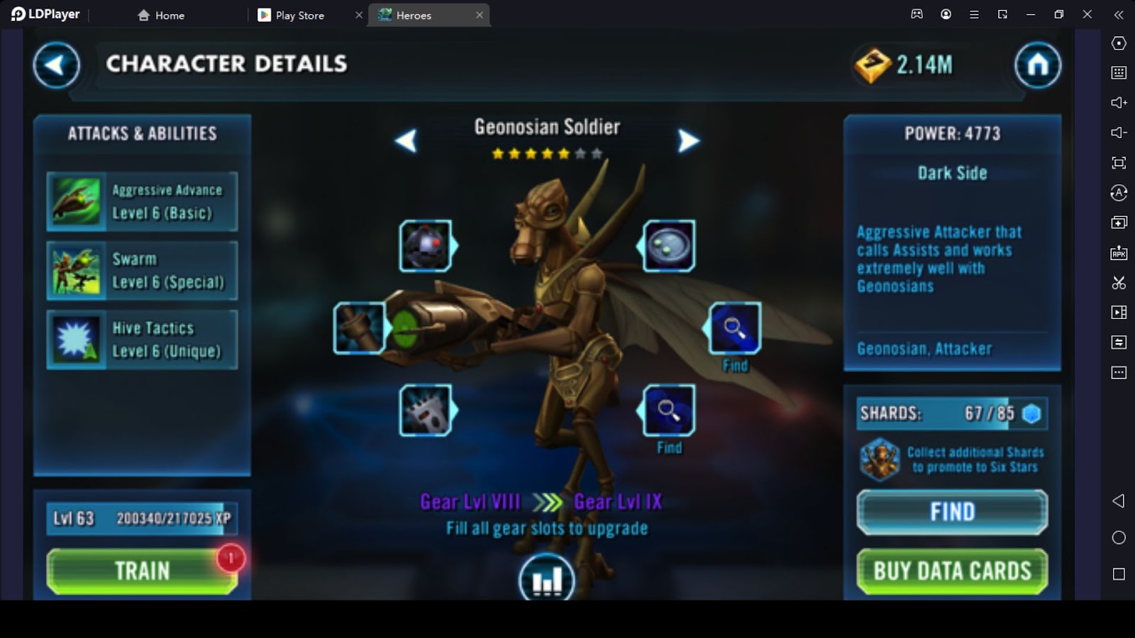 Star Wars™: Galaxy of Heroes Farming Guide - Geonosians