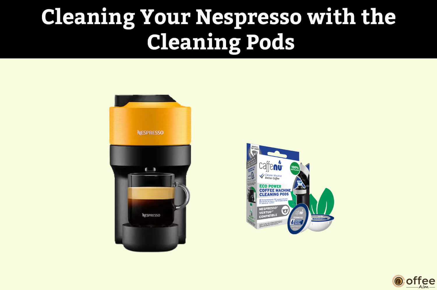 Cleaning Your Nespresso with the Cleaning Pods