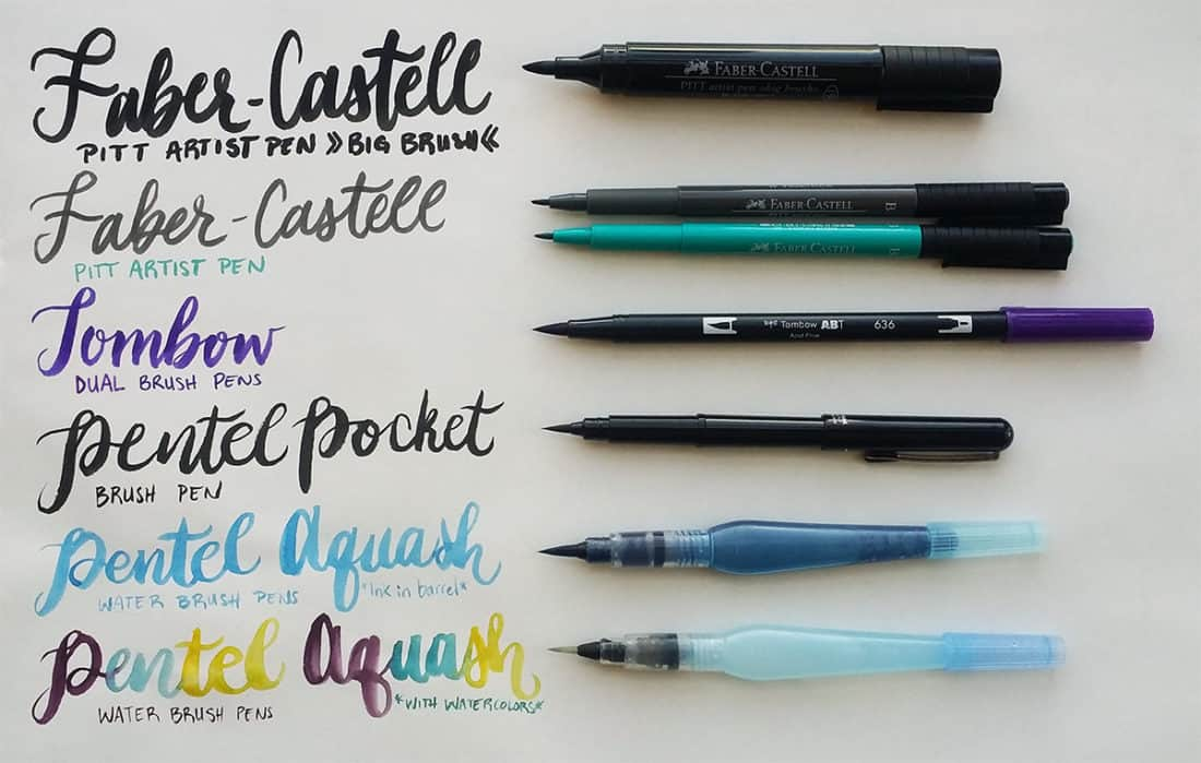 Brush lettering 