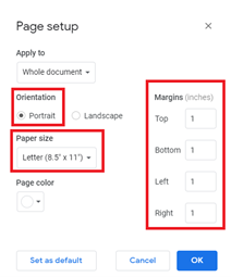 How to Create a book template in Google Docs