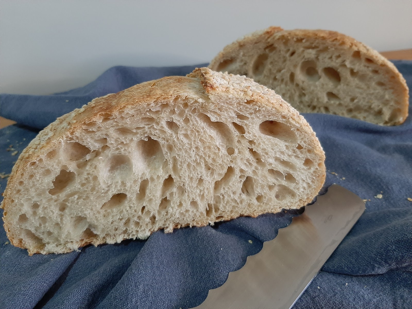 testei a farinha anaconda: pão pronto